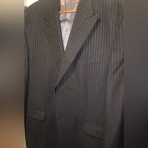 Calvin Klein Men's Pinstripe Blazer - Black